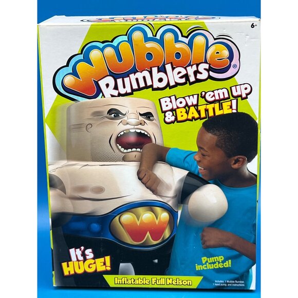 Wubble Rumblers Inflatable Full Nelson Wrestler Toy - Picture 2 of 5